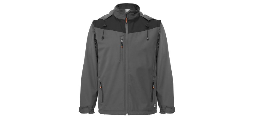 Chaqueta Softshell 2 en 1 con mangas desmontables