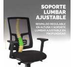 Silla Operativa de Oficina Ergonómica Fellowes Eleganza