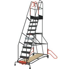 Escabeau à immobilisation automatique 11 marches 150 kg