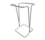 Support sac poubelle en acier galvanisé