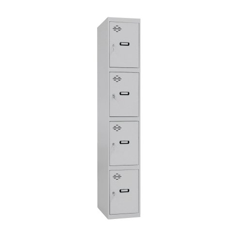 Taquilla inicial desmontada Simon Locker prof. dism. 4 doors 1/4 300 gris