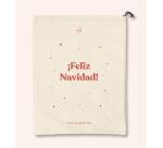 Bolsa tela regalo "¡Feliz Navidad!"
