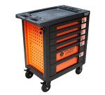 Servante d’atelier 6 tiroirs Fischer Darex – Charge 700 kg – Plan de travail renforcé