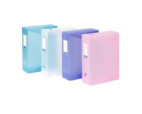 Boîte de classement CLASS DOC - A4 - Dos 10 cm - polypropylène PROPYSOFT VIQUEL - Coloris assortis