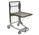 Chariot niveau constant acier zingué 100 kg 600 x 400 mm