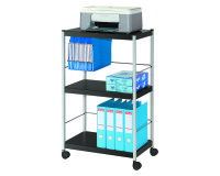 Desserte à plateaux L Noir H.100 x L.60 x P.36 cm