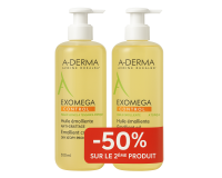 Aderma exomega control olie 2x500ml promo -50% 2de product