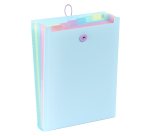 Trieur extensible 6 divisions – A4 vertical - Viquel Rainbow  pastel