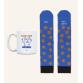 Kit Taza + Calcetines "Eres muy cookie" talla 42-46
