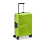 valise cabine slim 4 doubles roues 55 cm Color Block hardside Citron