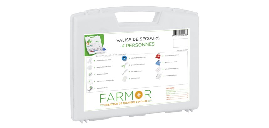 Valise de secours Multirisques ÉCO 4 personnes