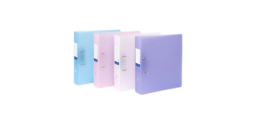 Classeur à levier A4 MAXI - 2 anneaux - Dos 7 cm - polypropylène PROPYSOFT VIQUEL - Coloris assortis