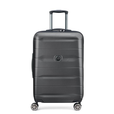 Valise 67 CM 4 doubles roues – DELSEY Comète + Noir