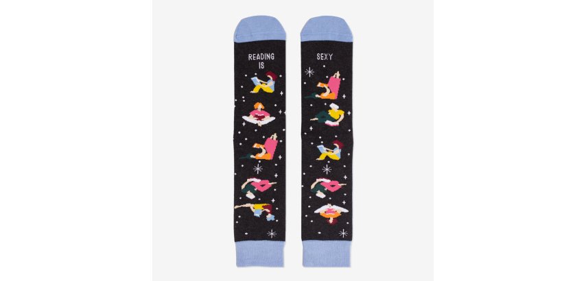 Calcetines "Reading is sexy" talla 36-41