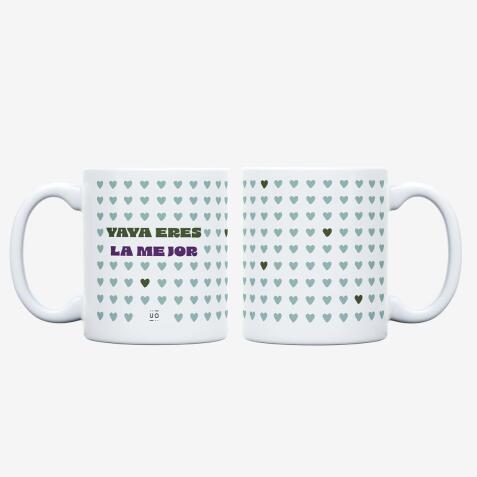 Taza "Yaya, eres la mejor" 350ml, cerámica 
