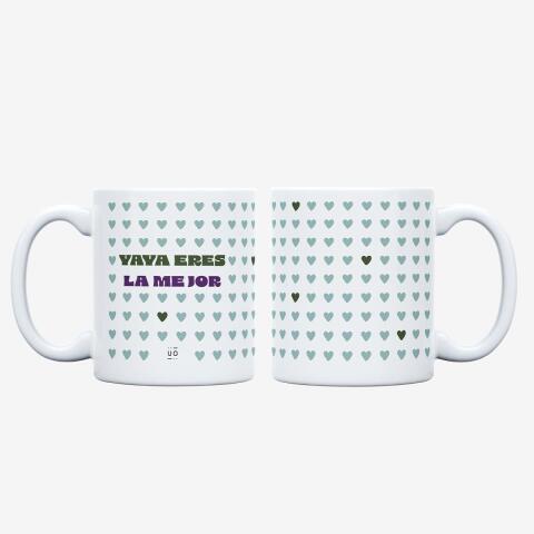 Taza "Yaya, eres la mejor" 350ml, cerámica