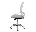 Cilanco blanca tela base cromada ruedas parqué