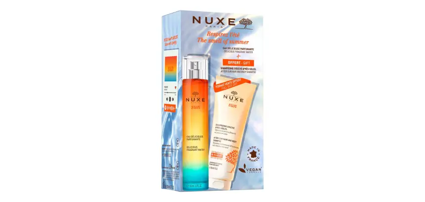 Nuxe Sun Kit Eau Délicieuse Vapo 100ml + Après-Sonnenshampoo-Duschgel 200ml