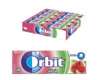Chicles Orbit Sandia Grageas sin azúcar - Estuche 30 Unidades
