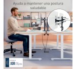 Brazo para dos monitores Leitz Ergo Slim