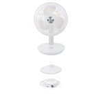 DOMO DO8147 Tafelventilator 'My Fan' - Ø 18 cm - 4 standen - oplaadbaar