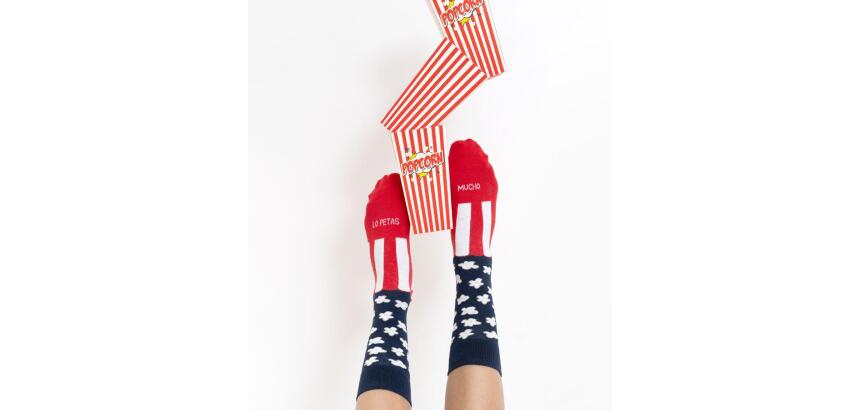 Calcetines "Lo petas mucho" Palomitas - low impact talla 36-41
