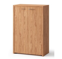 Armoire basse XENNON portes battantes H.131 x L.86 cm