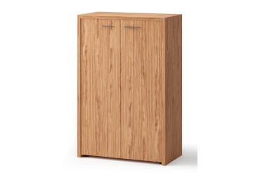 Armoire basse XENNON portes battantes H.131 x L.86 cm