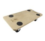 Plateau roulant en bois FSC 4 roues pivotantes – Charge 150 kg