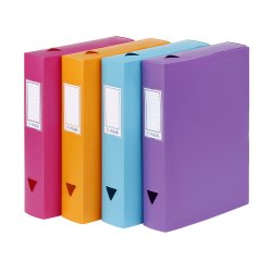 Boîte de classement plastique VIQUEL CLASS DOC - Dos 6 cm - couleurs assorties