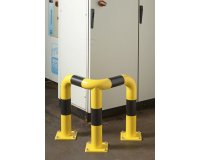 Barrières de protection en angle 64 x 64 x HT 60 cm Tube Ø 89 x 3,2 mm d'épaisseur