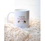 Taza "Solo tú me pones los pelillos de punta" 350 ml, cerámica 
