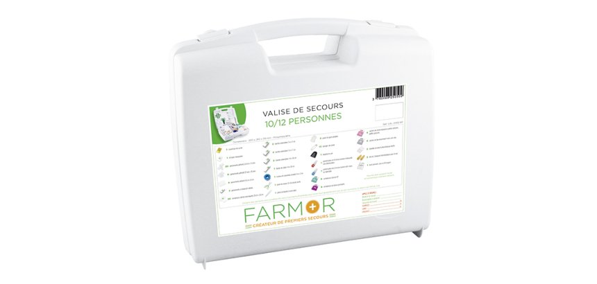 Valise de secours Multirisques 10/12 personnes