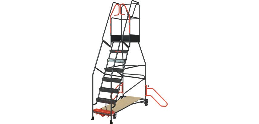Escabeau à immobilisation automatique 8 marches 150 kg