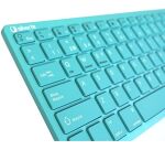 Silver HT Teclado inalámbrico colors edition turquesa