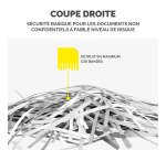 Destructeur Fellowes 485i - coupe fibre