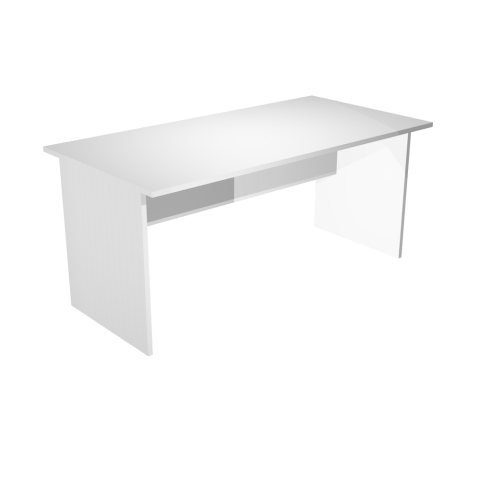 Mesa oficina Presto 160 pata panel - Blanco
