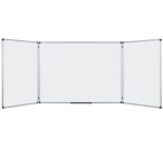 Pizarra Maya Triptica Esmaltada Magnetica (400X100) 200X100 Cerrada