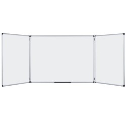 Pizarra Maya Triptica Esmaltada Magnetica (400X100) 200X100 Cerrada