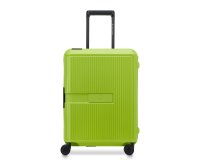 valise cabine slim 4 doubles roues 55 cm Color Block hardside Citron