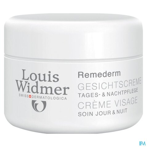 WIDMER Remederm Gezichtscrème Zonder Parfum 50ml