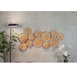 Panneau mural acoustique décor bois - Götessons