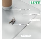 Alfombrilla de escritorio grande Leitz - Gris claro
