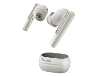 Auricular HP Poly Bluetooth VOYAGER FREE 60+ UC Teams USB-A Blanco con estuche de carga con pantalla táctil