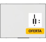 Pizarra magnetica blanca Suri enmarcada tec alloy 880X580