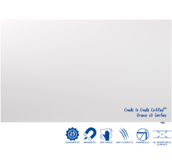 Tableau blanc émaillé XL WALL-UP 120x200cm - Legamaster