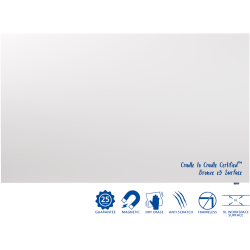 Tableau blanc émaillé XL WALL-UP 120x200cm - Legamaster