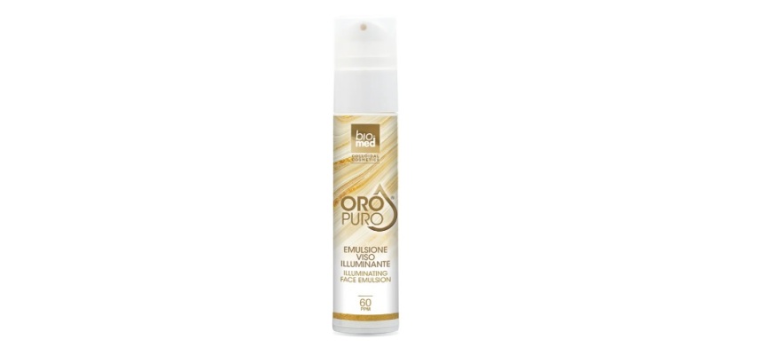 Emulgerend gezichtsserum met actief colloïdaal goud 60 ppm Biomed Oro Puro - Fles van 50 ml