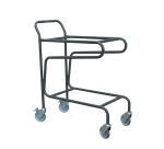 Chariot porte-bacs 2 niveaux 100 kg