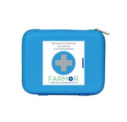 Trousse de secours  Soudeur 4/6 personnes en PU bleu